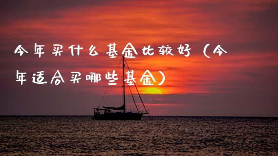 今年买什么基金比较好（今年适合买哪些基金）_https://www.ltsssb.com_基金频道_第1张