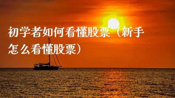 初学者如何看懂股票（新手怎么看懂股票）_https://www.ltsssb.com_股票理论_第1张