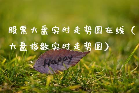 股票大盘实时走势图在线（大盘指数实时走势图）_https://www.ltsssb.com_股市分析_第1张