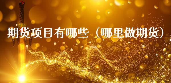 期货项目有哪些（哪里做期货）_https://www.ltsssb.com_期货行情_第1张
