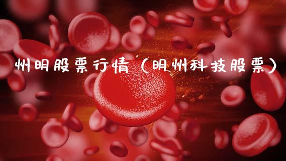 州明股票行情（明州科技股票）_https://www.ltsssb.com_股市分析_第1张