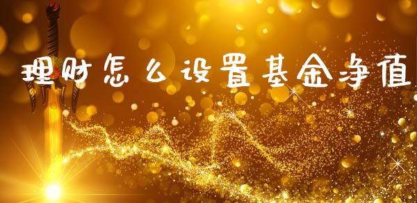 理财怎么设置基金净值_https://www.ltsssb.com_基金频道_第1张