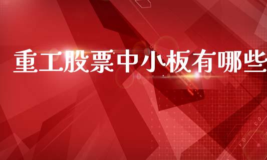 重工股票中小板有哪些_期货密码_第1张_IT财经网 重工股票中小板有哪些_https://www.ltsssb.com_期货密码_第1张