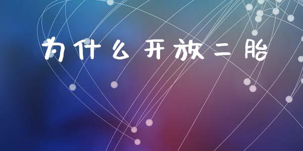为什么开放二胎_https://www.ltsssb.com_基金频道_第1张