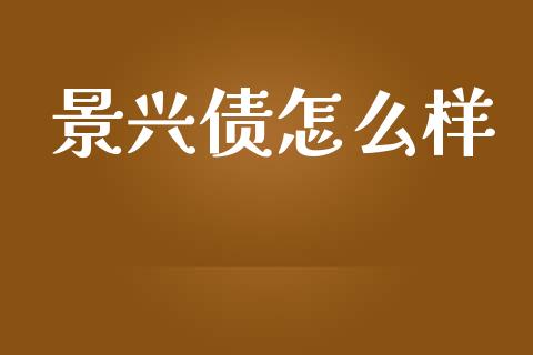 景兴债怎么样_https://www.ltsssb.com_基金频道_第1张