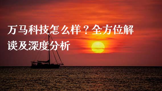 万马科技怎么样？全方位解读及深度分析_https://www.ltsssb.com_国际财经_第1张