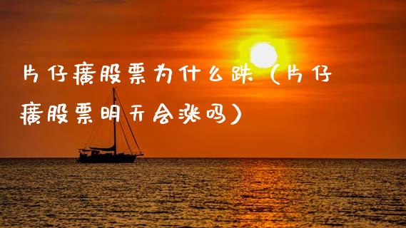片仔癀股票为什么跌（片仔癀股票明天会涨吗）_https://www.ltsssb.com_股票理论_第1张