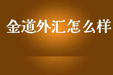 金道外汇怎么样_https://www.ltsssb.com_基金频道_第1张