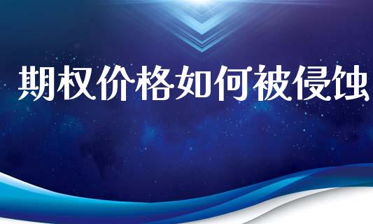 期权价格如何被侵蚀_https://www.ltsssb.com_期货行情_第1张