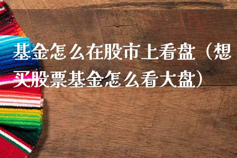 基金怎么在股市上看盘（想买股票基金怎么看大盘）_https://www.ltsssb.com_基金频道_第1张