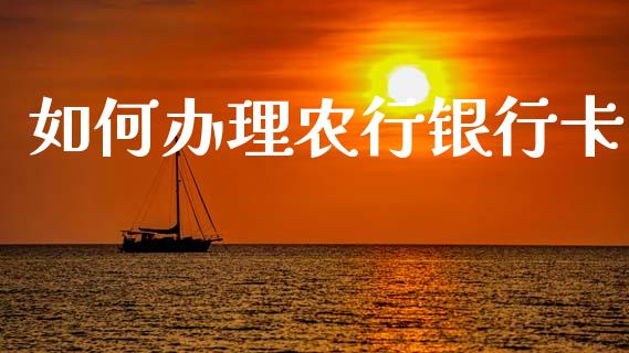 如何办理农行银行卡_https://www.ltsssb.com_期货在线_第1张