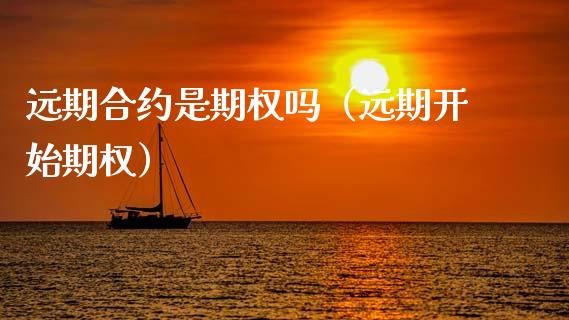 远期合约是期权吗（远期开始期权）_https://www.ltsssb.com_期货密码_第1张