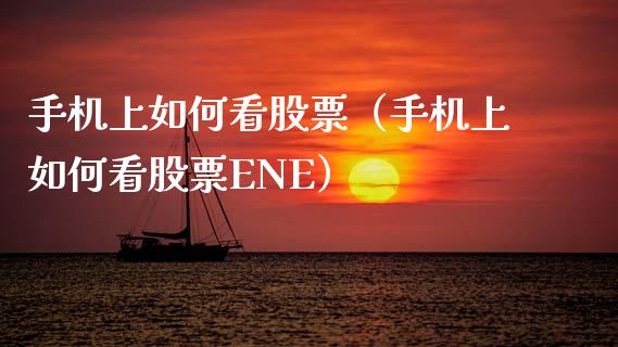 手机上如何看股票（手机上如何看股票ENE）_https://www.ltsssb.com_股市分析_第1张