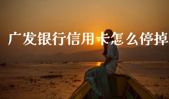 广发银行信用卡怎么停掉_https://www.ltsssb.com_期货密码_第1张