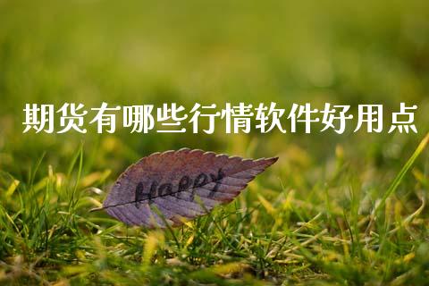 期货有哪些行情软件好用点_https://www.ltsssb.com_期货行情_第1张