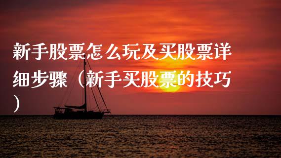 新手股票怎么玩及买股票详细步骤（新手买股票的技巧）_https://www.ltsssb.com_股票理论_第1张