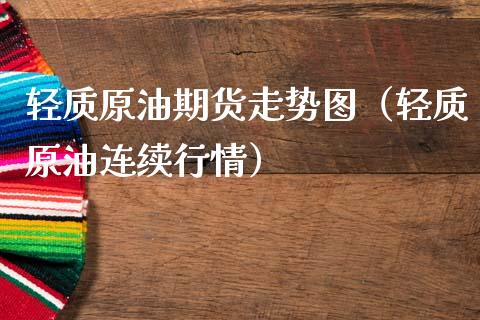 轻质原油期货走势图（轻质原油连续行情）_https://www.ltsssb.com_期货密码_第1张