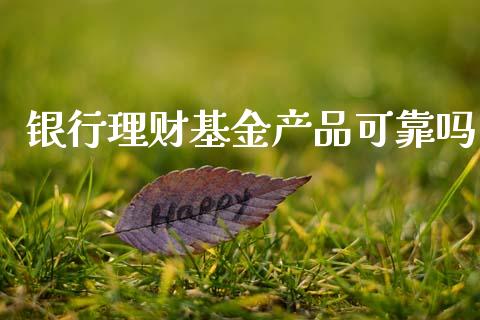 银行理财基金产品可靠吗_https://www.ltsssb.com_基金频道_第1张