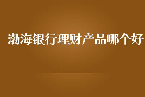 渤海银行理财产品哪个好_https://www.ltsssb.com_期货在线_第1张