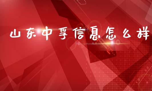 山东中孚信息怎么样_https://www.ltsssb.com_期货在线_第1张