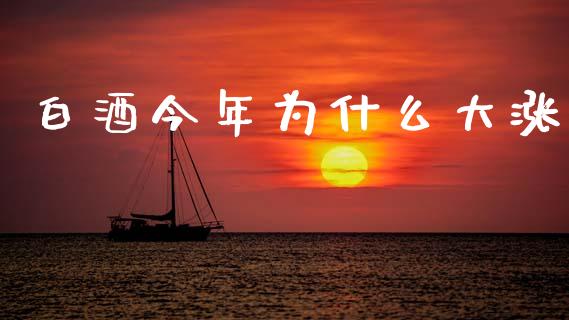 白酒今年为什么大涨_https://www.ltsssb.com_新股数据_第1张