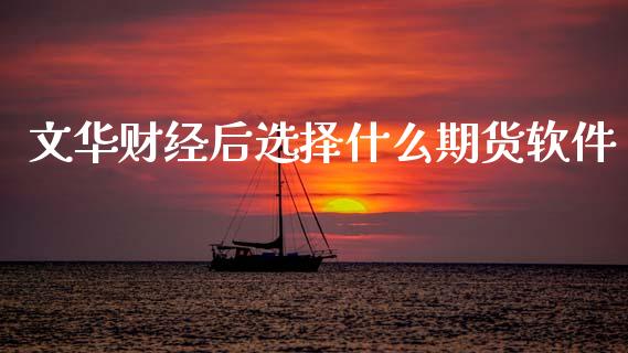 文华财经后选择什么期货软件_https://www.ltsssb.com_期货在线_第1张