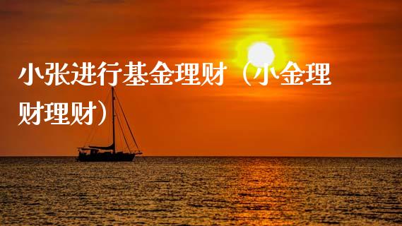 小张进行基金理财（小金理财理财）_https://www.ltsssb.com_基金频道_第1张