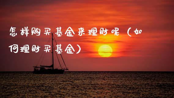 怎样购买基金来理财呢（如何理财买基金）_https://www.ltsssb.com_基金频道_第1张