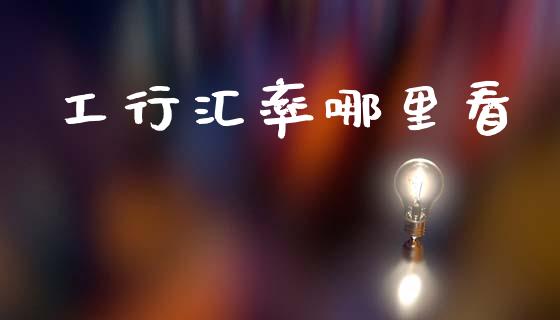 工行汇率哪里看_https://www.ltsssb.com_基金频道_第1张