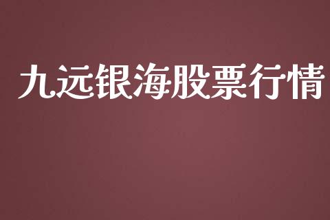 九远银海股票行情_https://www.ltsssb.com_股市分析_第1张