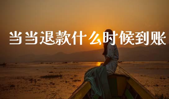 当当退款什么时候到账_https://www.ltsssb.com_国际财经_第1张