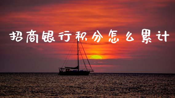 招商银行积分怎么累计_https://www.ltsssb.com_新股数据_第1张