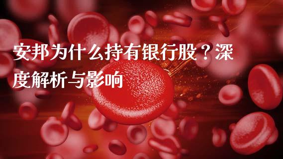 安邦为什么持有银行股？深度解析与影响_https://www.ltsssb.com_基金频道_第1张