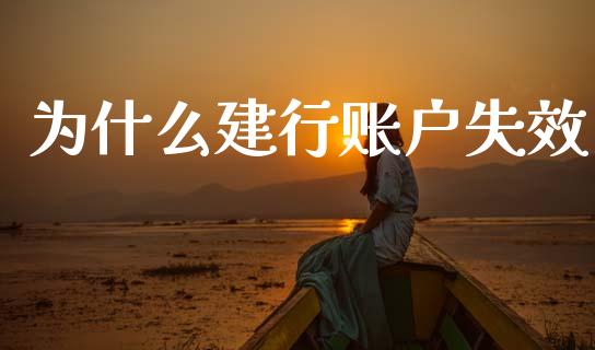 为什么建行账户失效_https://www.ltsssb.com_国际财经_第1张