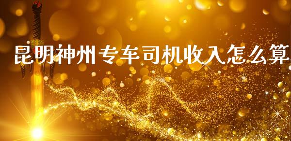 昆明神州专车司机收入怎么算_https://www.ltsssb.com_期货行情_第1张